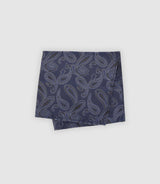 Pochette à micro motifs marine - IZAC