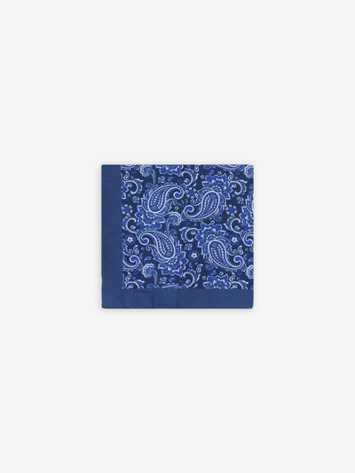 Pochette fantaisie bleu - IZAC