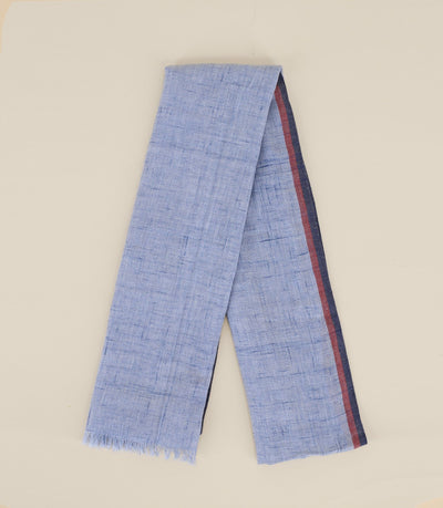 Echarpe effet denim indigo - IZAC