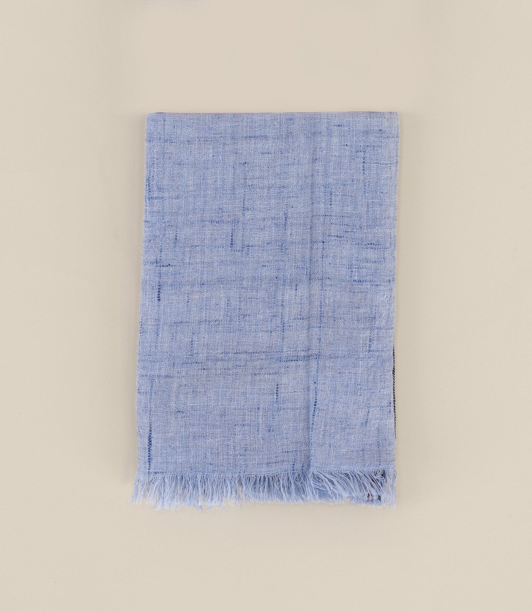 Echarpe effet denim indigo - IZAC