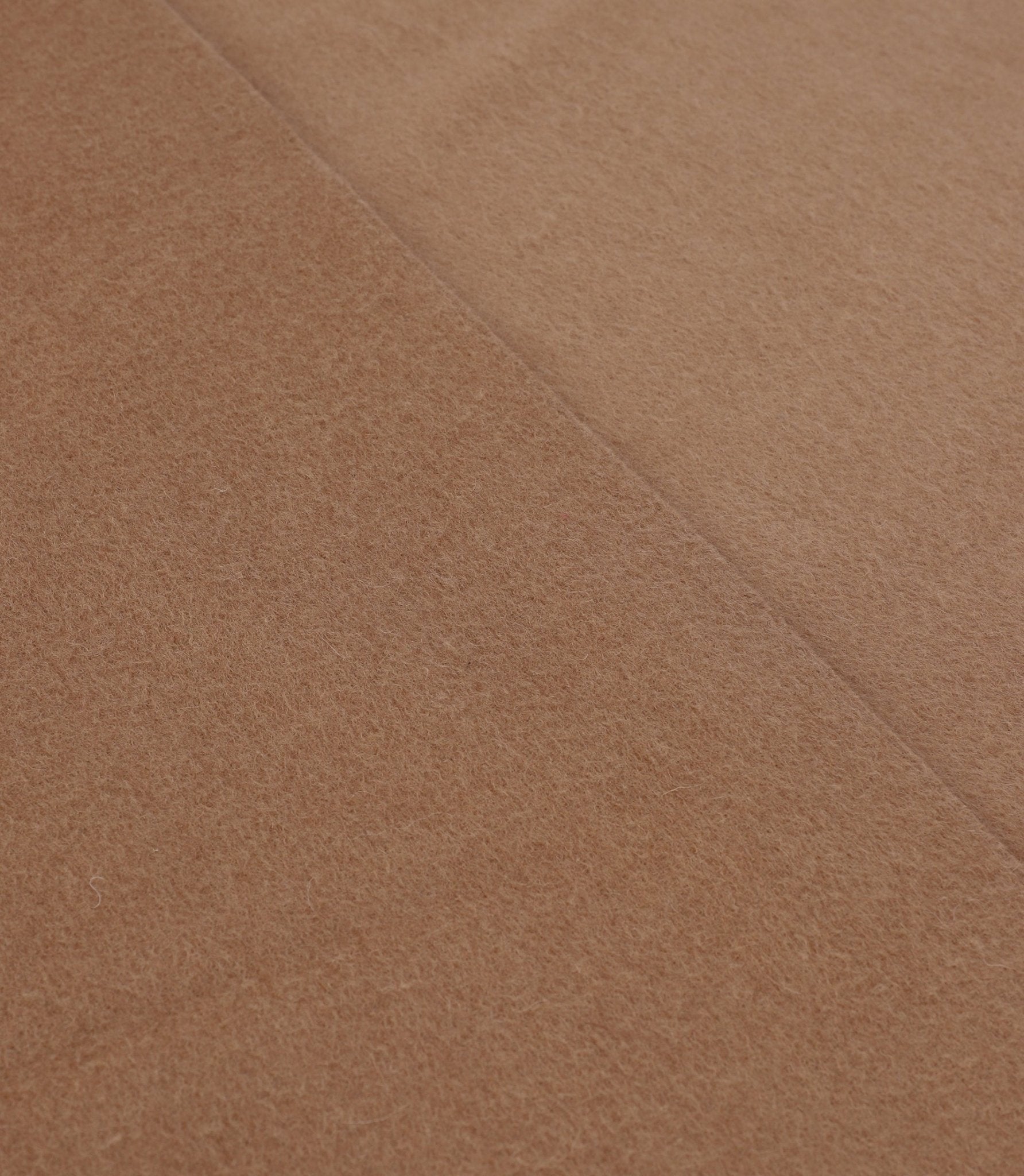 Echarpe unie à franges beige - IZAC