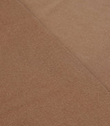 Echarpe unie à franges beige - IZAC