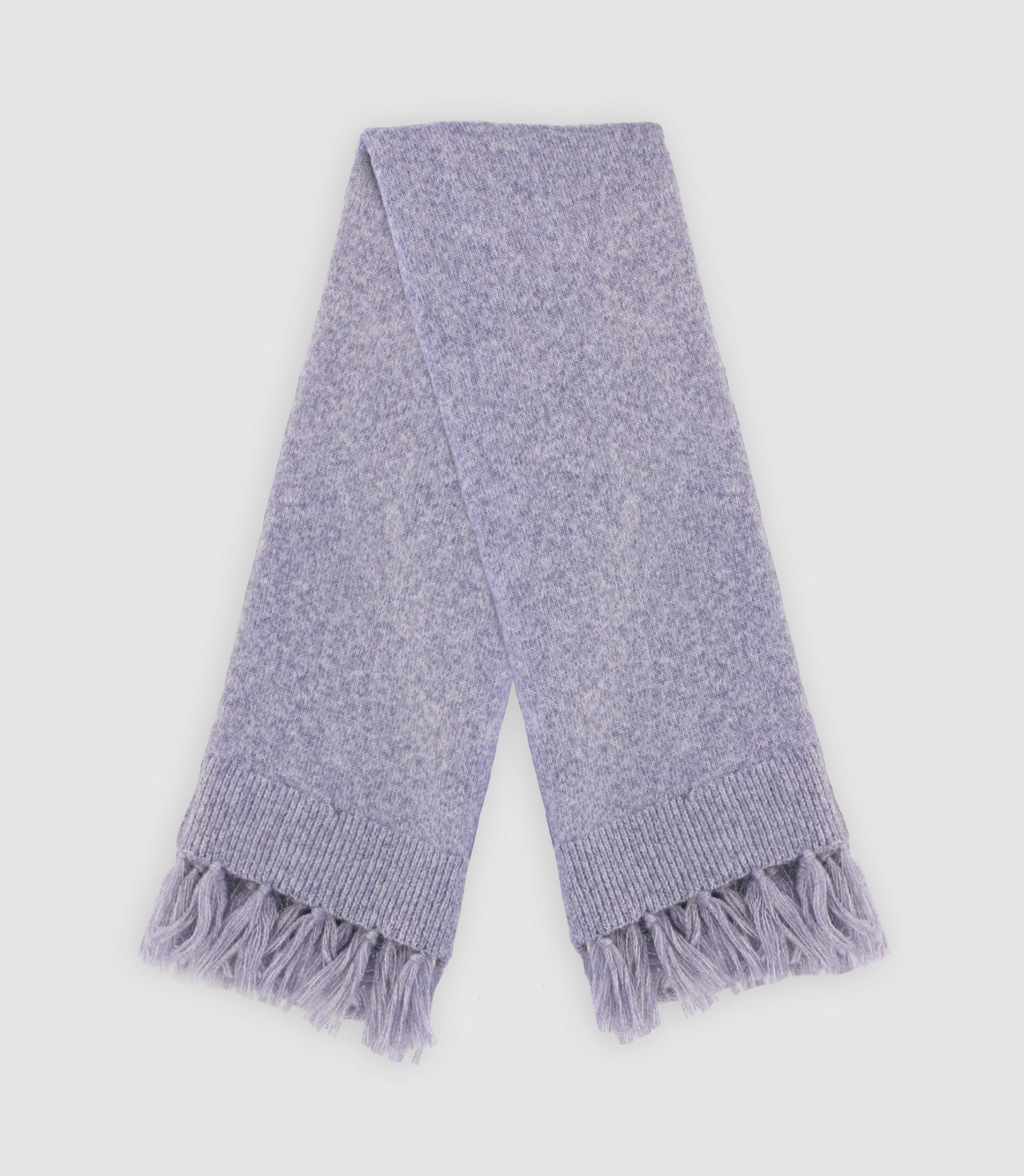 Echarpe en maille unie indigo - IZAC