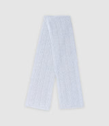 Echarpe en maille torsadée grise - IZAC
