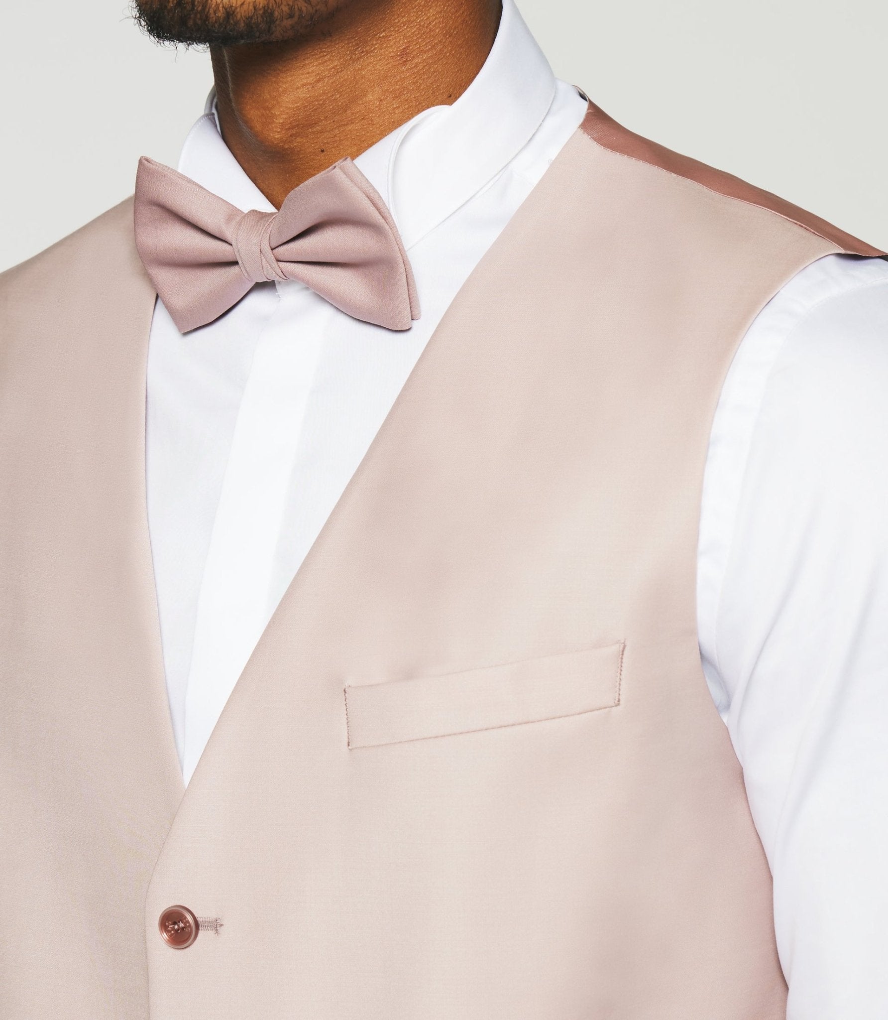 Gilet de costume en laine rose JFAVORI - IZAC