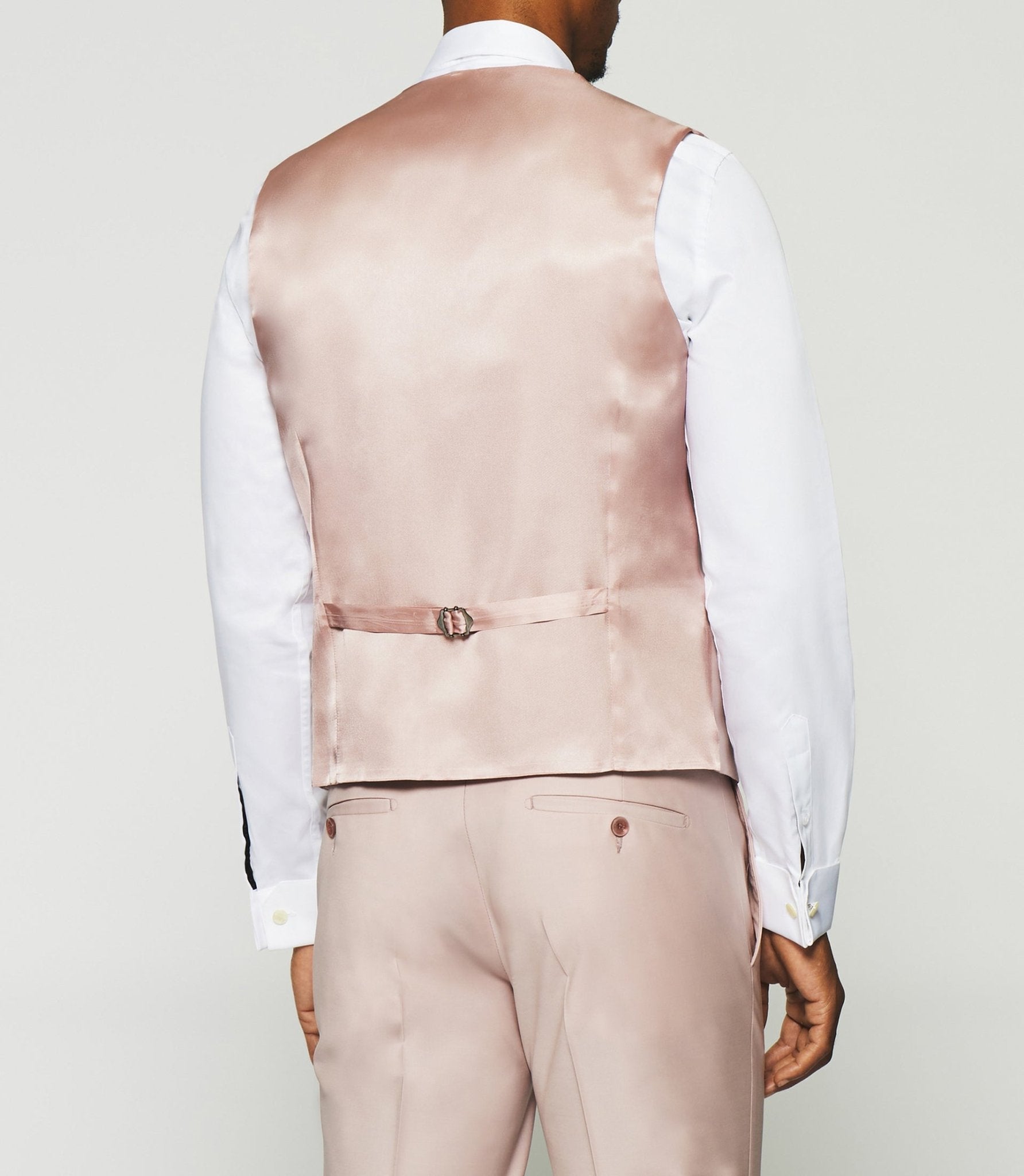 Gilet de costume en laine rose JFAVORI - IZAC
