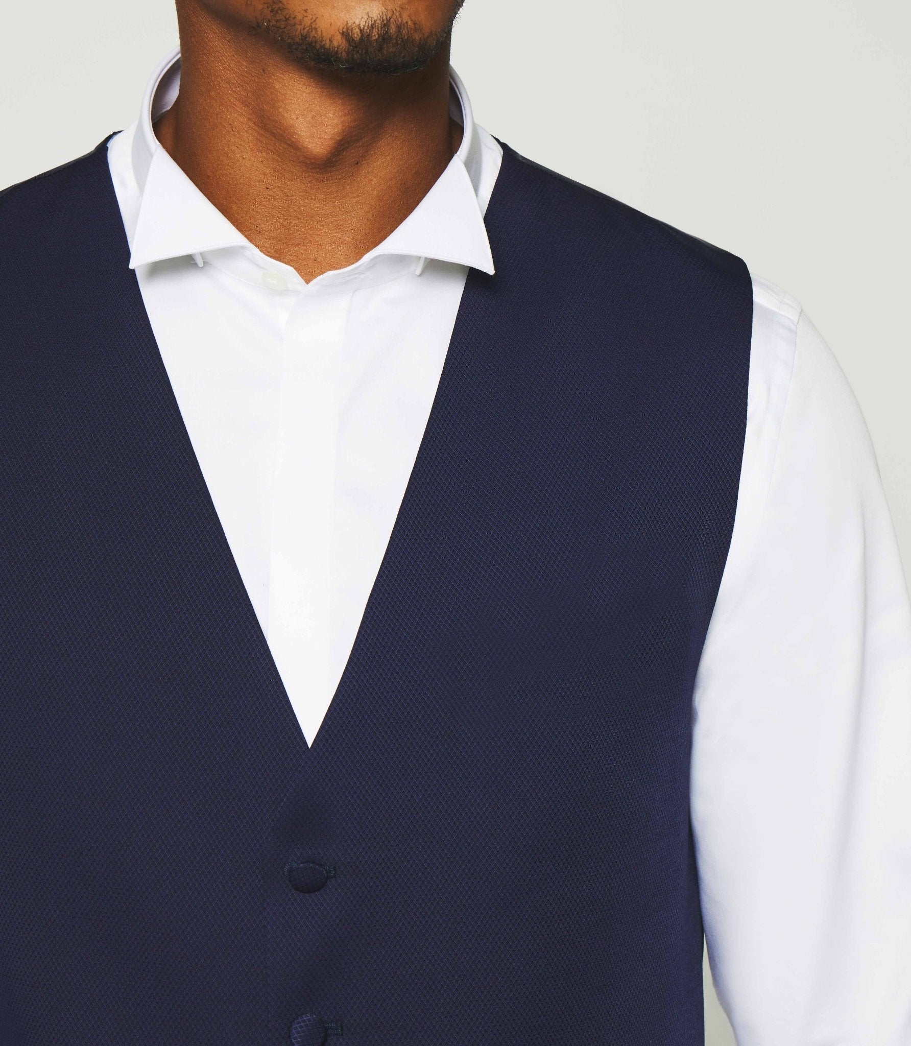 Gilet de costume bleu JOLIE - IZAC