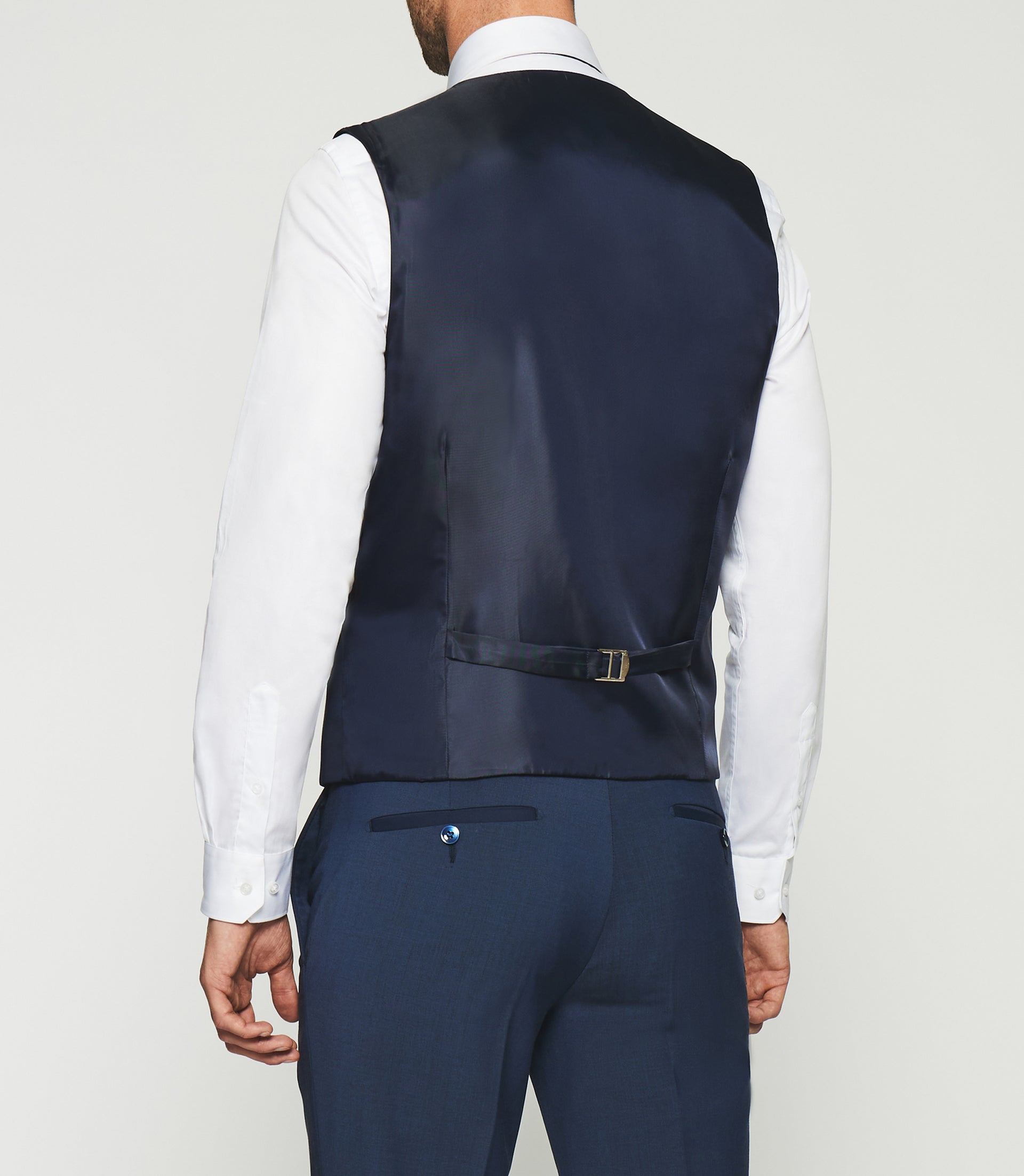 Gilet de costume marine JSATIN - IZAC