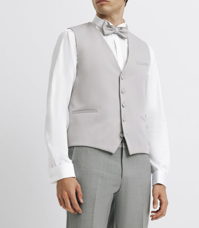 Gilet de costume gris clair - IZAC