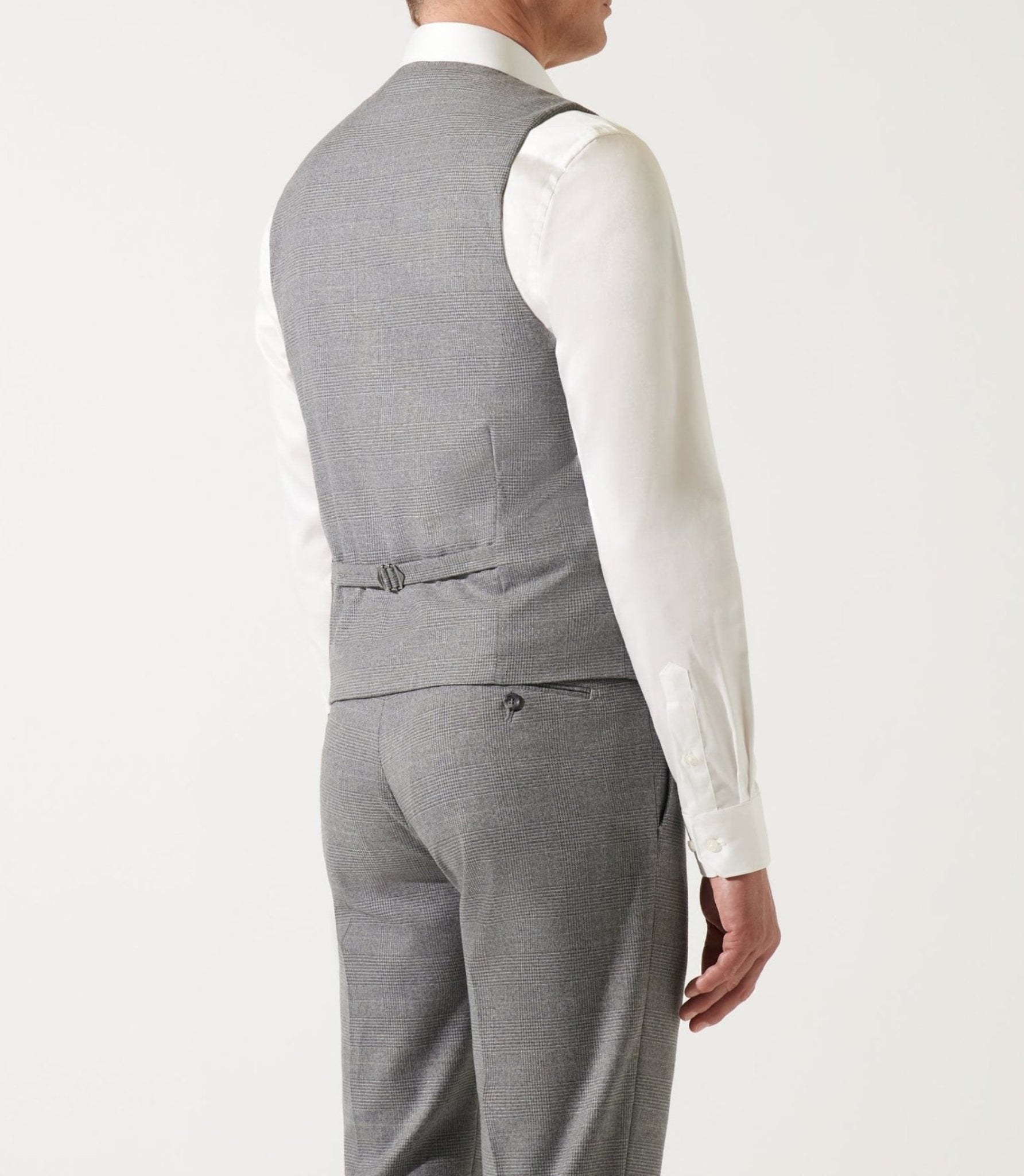 Gilet de costume esprit prince de galles gris XFAGGIO - IZAC