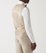 Gilet de costume beige - IZAC