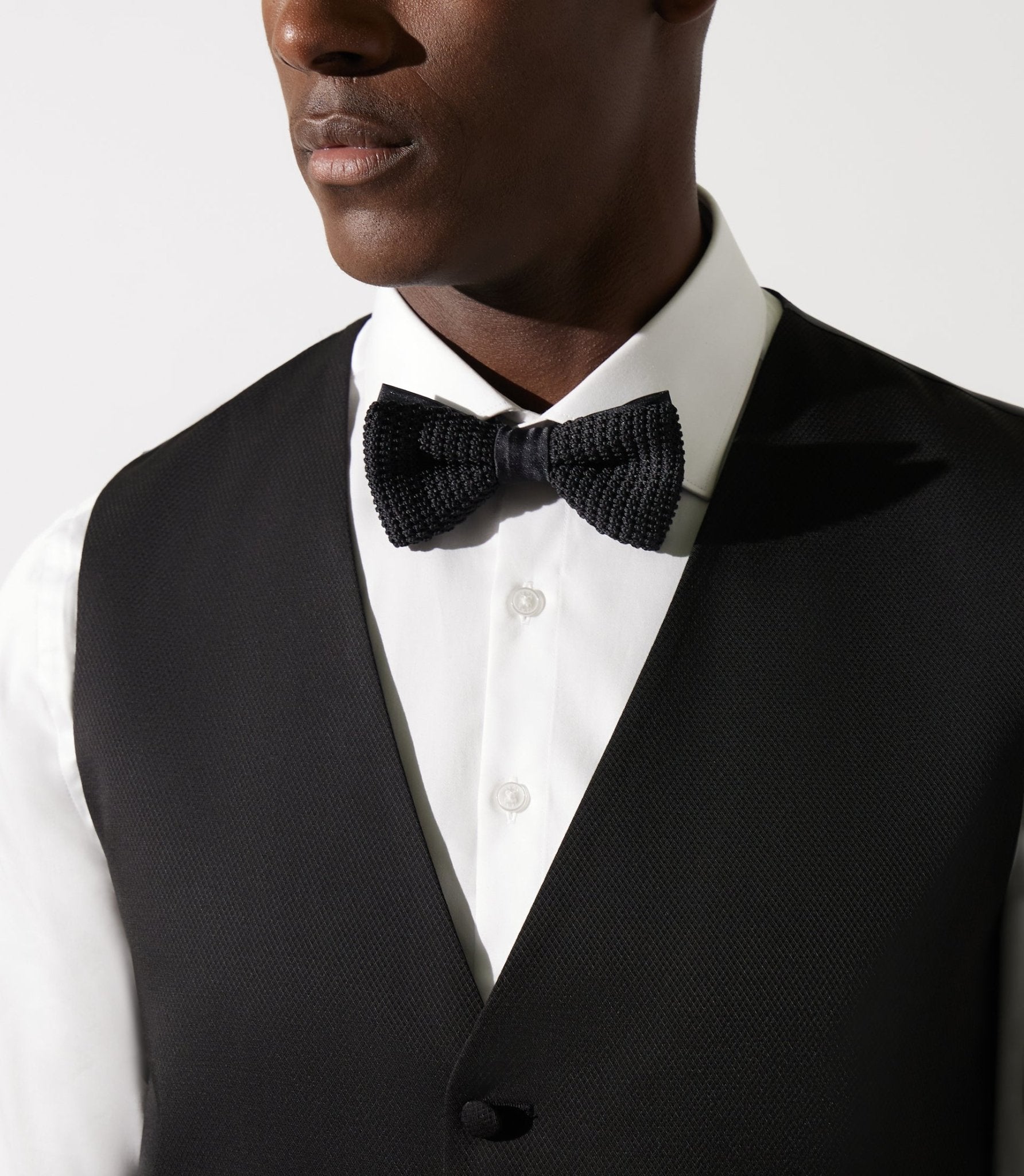 Gilet de costume noir XLOSCO - IZAC