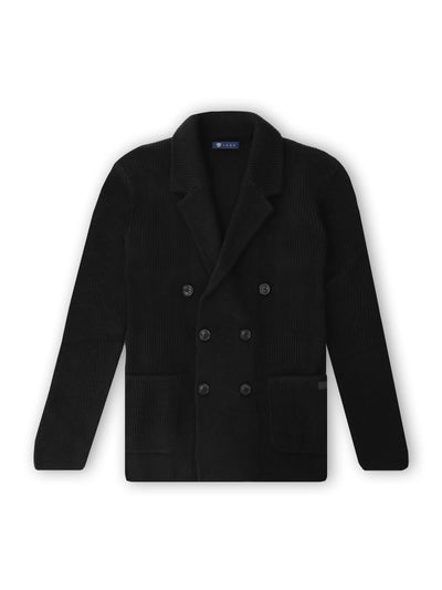 Gilet maille noir - IZAC