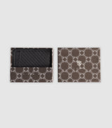 Portefeuille en cuir avec plaque noir - IZAC