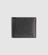 Portefeuille en cuir avec plaque noir - IZAC