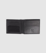 Portefeuille en cuir avec plaque noir - IZAC