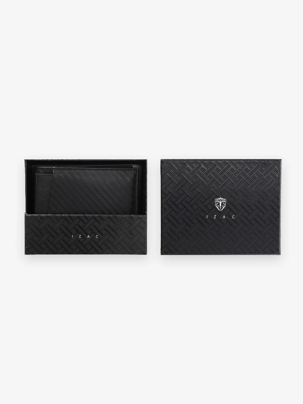 Portefeuille avec porte cartes noir - IZAC