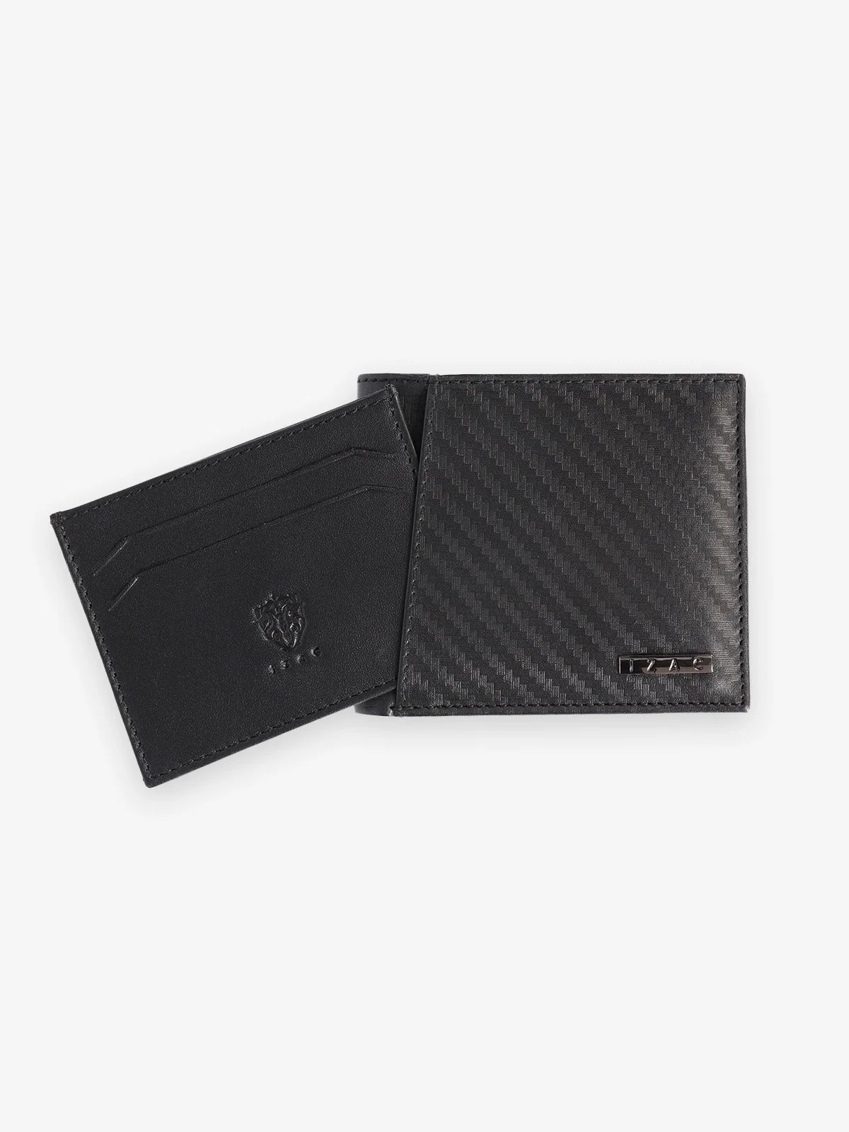 Portefeuille avec porte cartes noir - IZAC