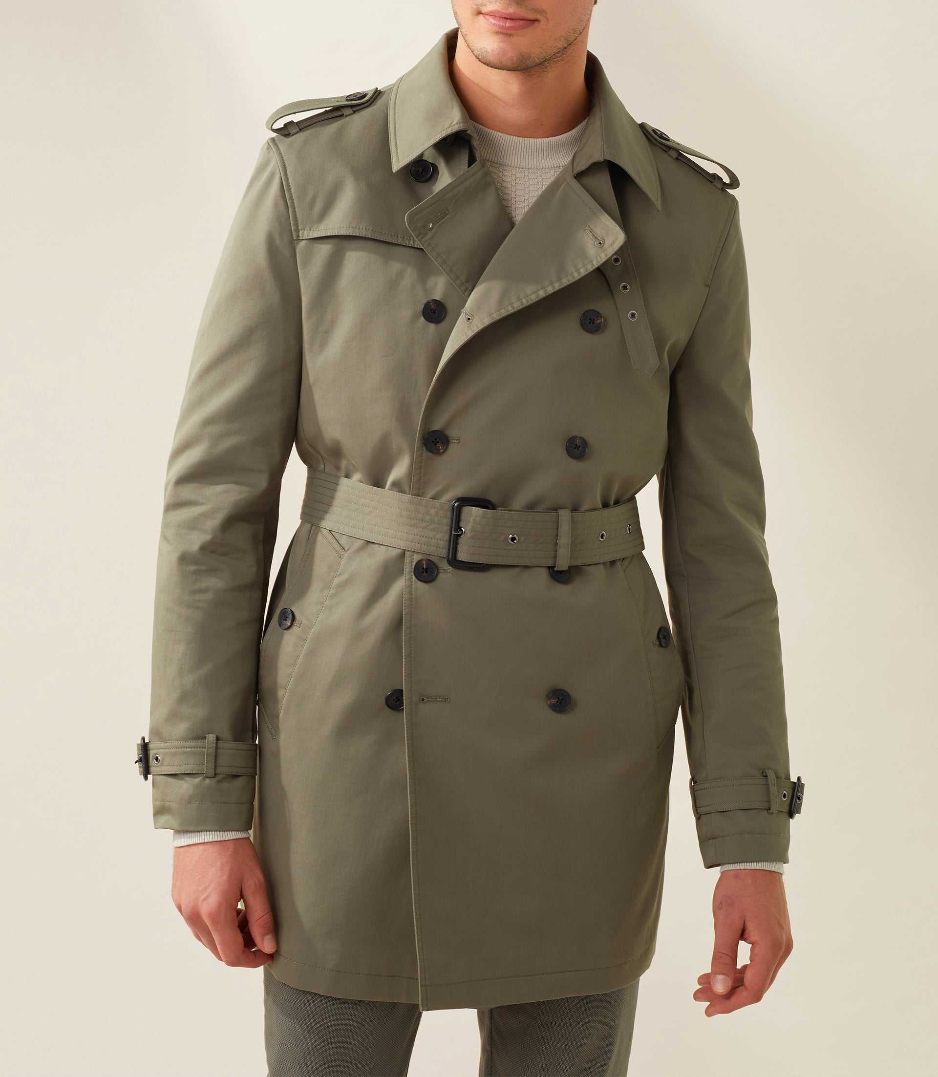 Trench croise kaki "Jake" - IZAC
