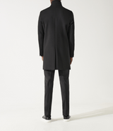 Manteau ville laine noir - IZAC