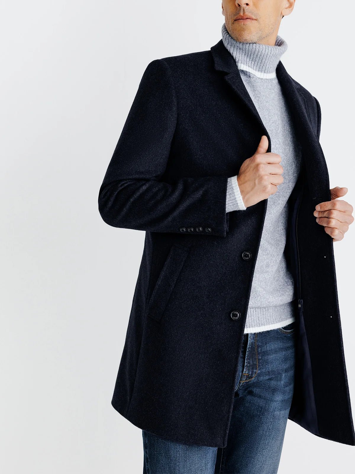 Manteau ville marine - IZAC