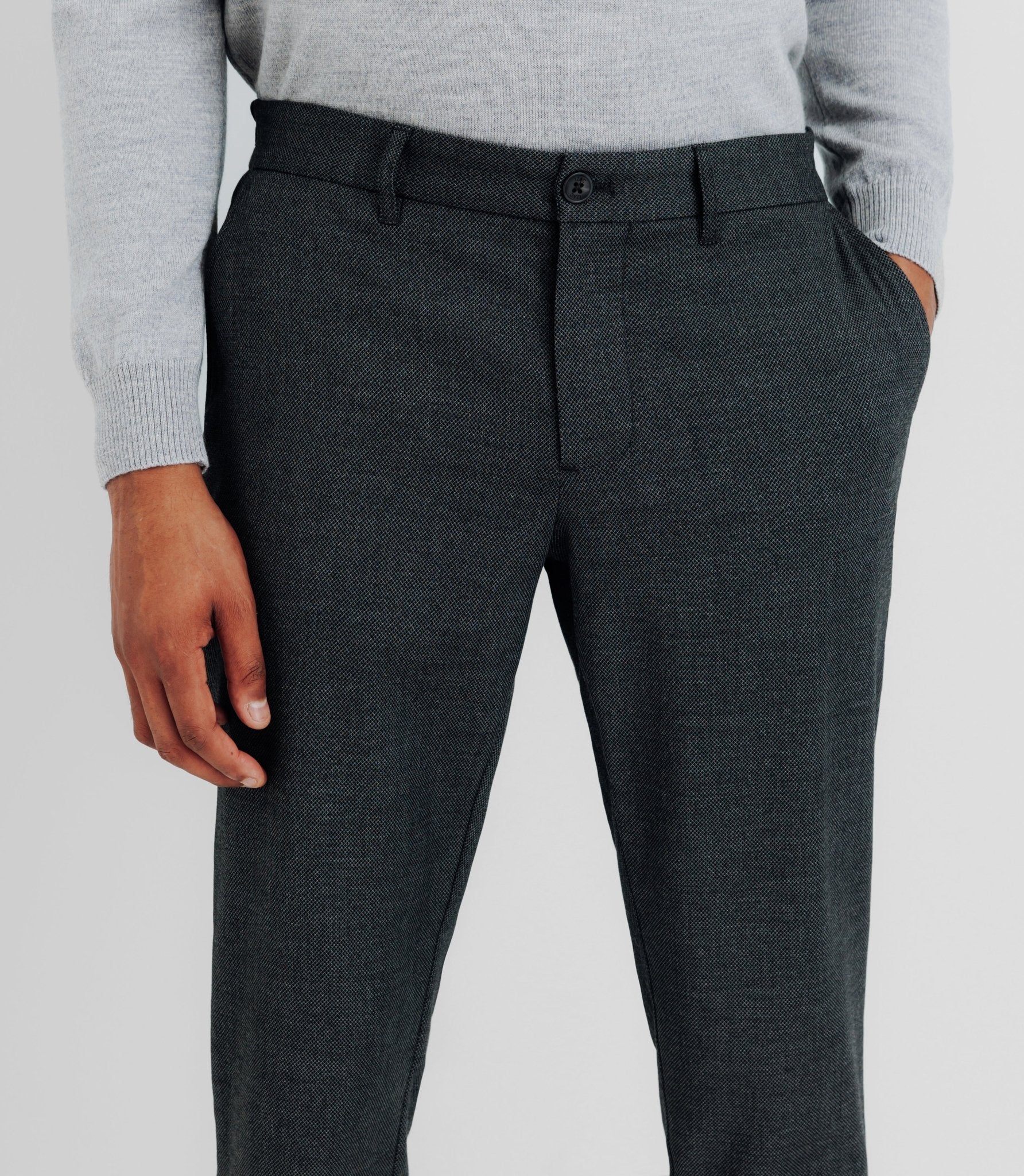Pantalon fantaisie anthracite - IZAC