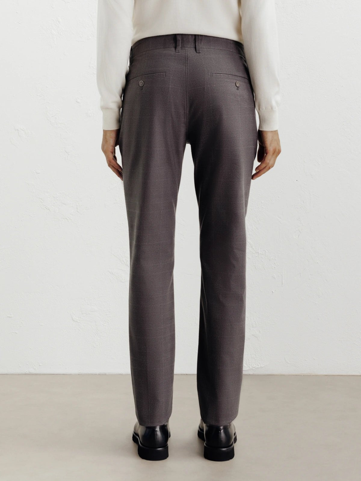 Pantalon carreaux chataigne - IZAC