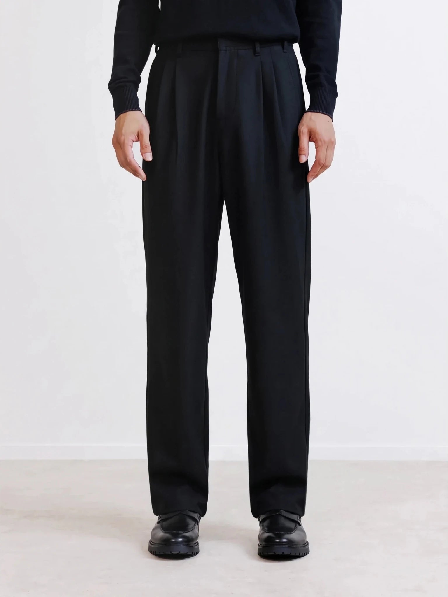 Pantalon urbain oversize noir - IZAC