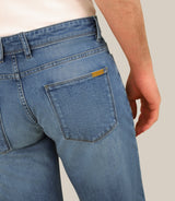 Jean 5 poches bleu moyen - IZAC