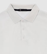 Polo en maille piquée blanche - IZAC