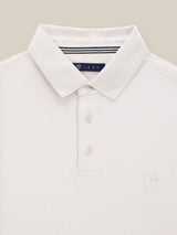 Polo boutonné piqué mastic - IZAC