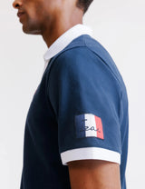 Polo marine piqué - France - IZAC