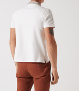 Polo col chemise manches courtes blanc GARCISSE - IZAC