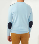 Pull col rond ciel "Flavi" - IZAC