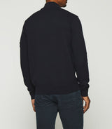 Gilet zippé col montant marine DAN - IZAC