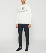 Sweat à broderie écru SWDURAN - IZAC