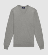 Pull col V gris - IZAC