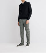 Pull gilet zippé col teddy anthracite - IZAC