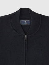 Gilet zippé col montant marine - IZAC