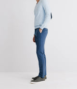 Pull col V manches longues bleu ciel - IZAC