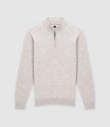 Pull col montant gris beige - IZAC