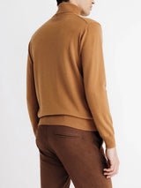 Pull col roulé camel - IZAC