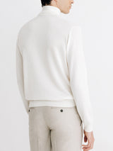 Pull col roulé ecru - IZAC