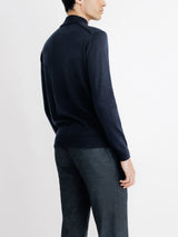 Pull col cheminée marine - IZAC