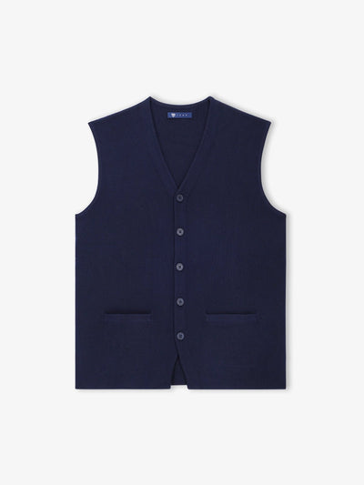 Gilet sans manche marine - IZAC