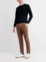 Pull col rond noir - IZAC