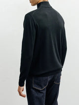 Pull col cheminée noir - IZAC