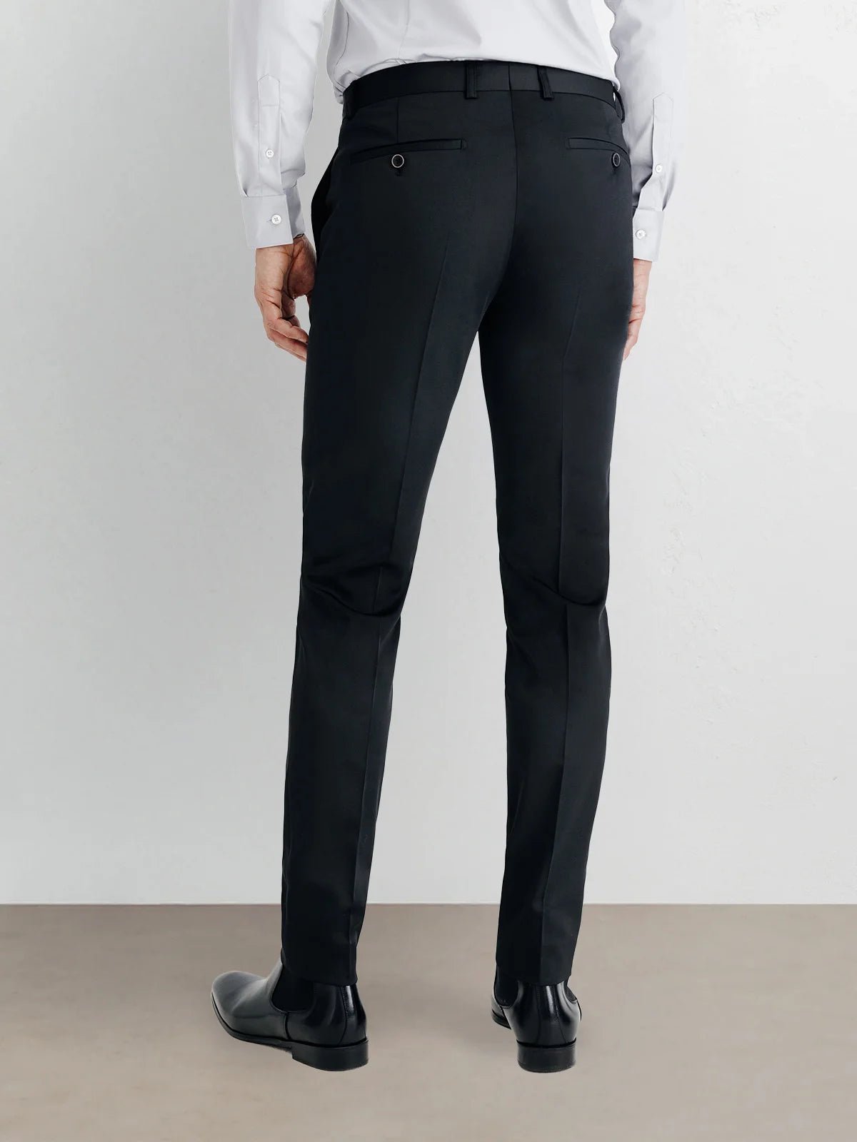 Pantalon ville tissu technique noir - IZAC