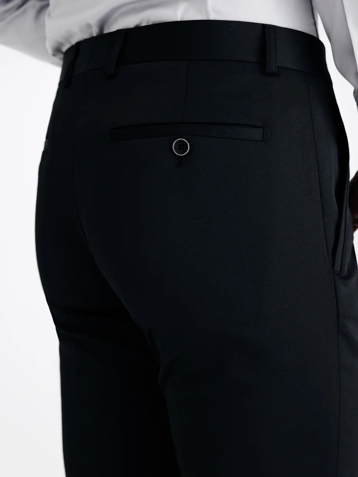 Pantalon ville tissu technique noir - IZAC
