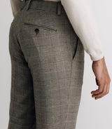 Pantalon ville séparable à carreaux beige - IZAC